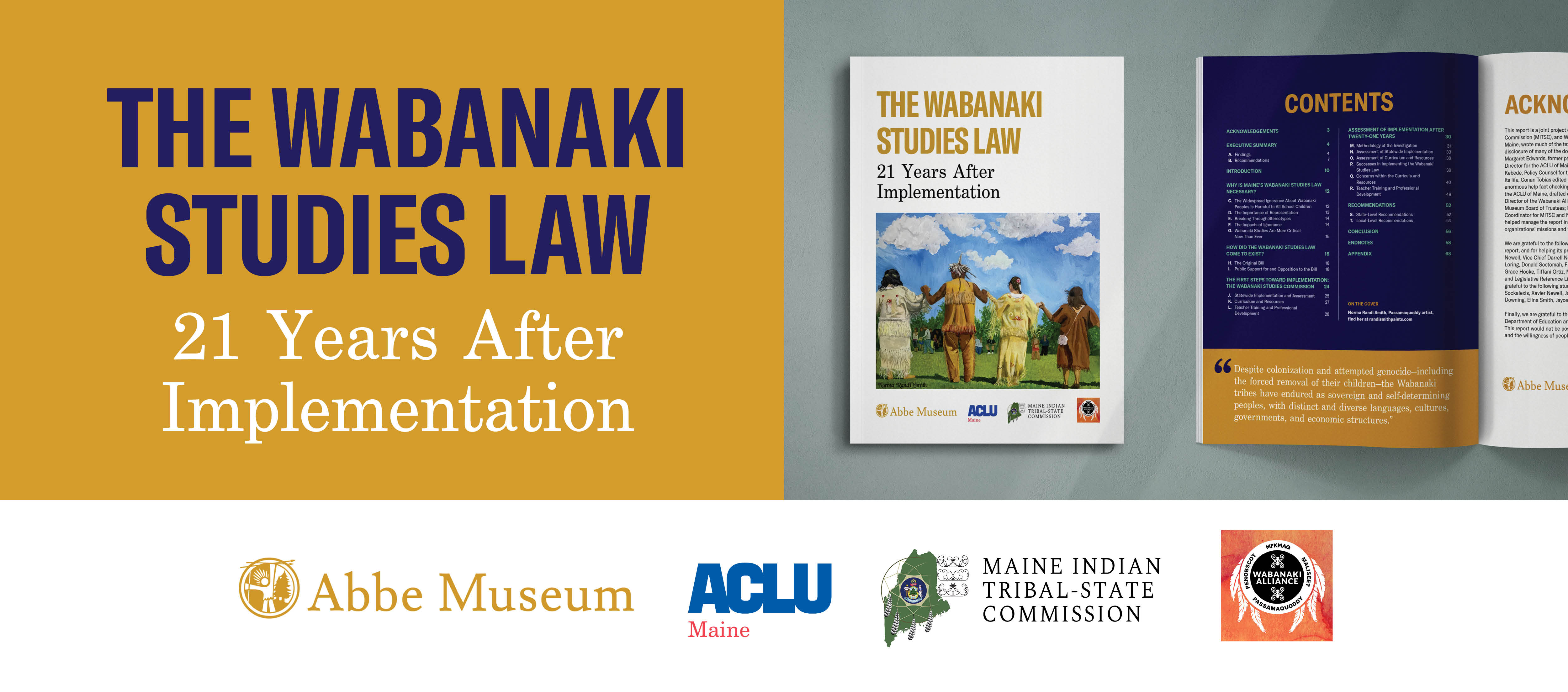 The Wabanaki Studies Law: 21 Years After Implementation