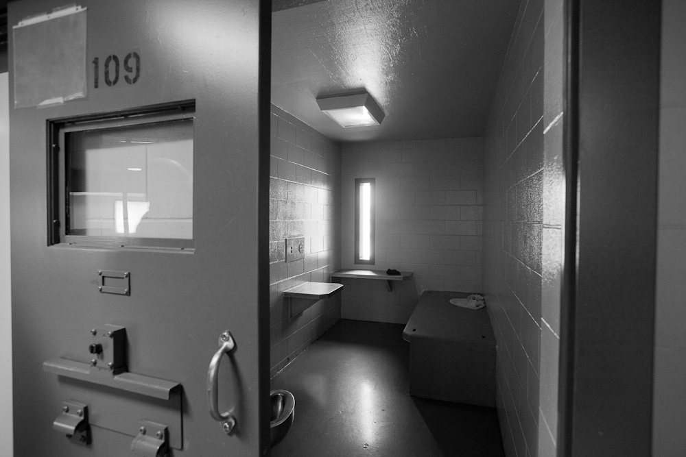 solitary confinement cell at Maine State Prison