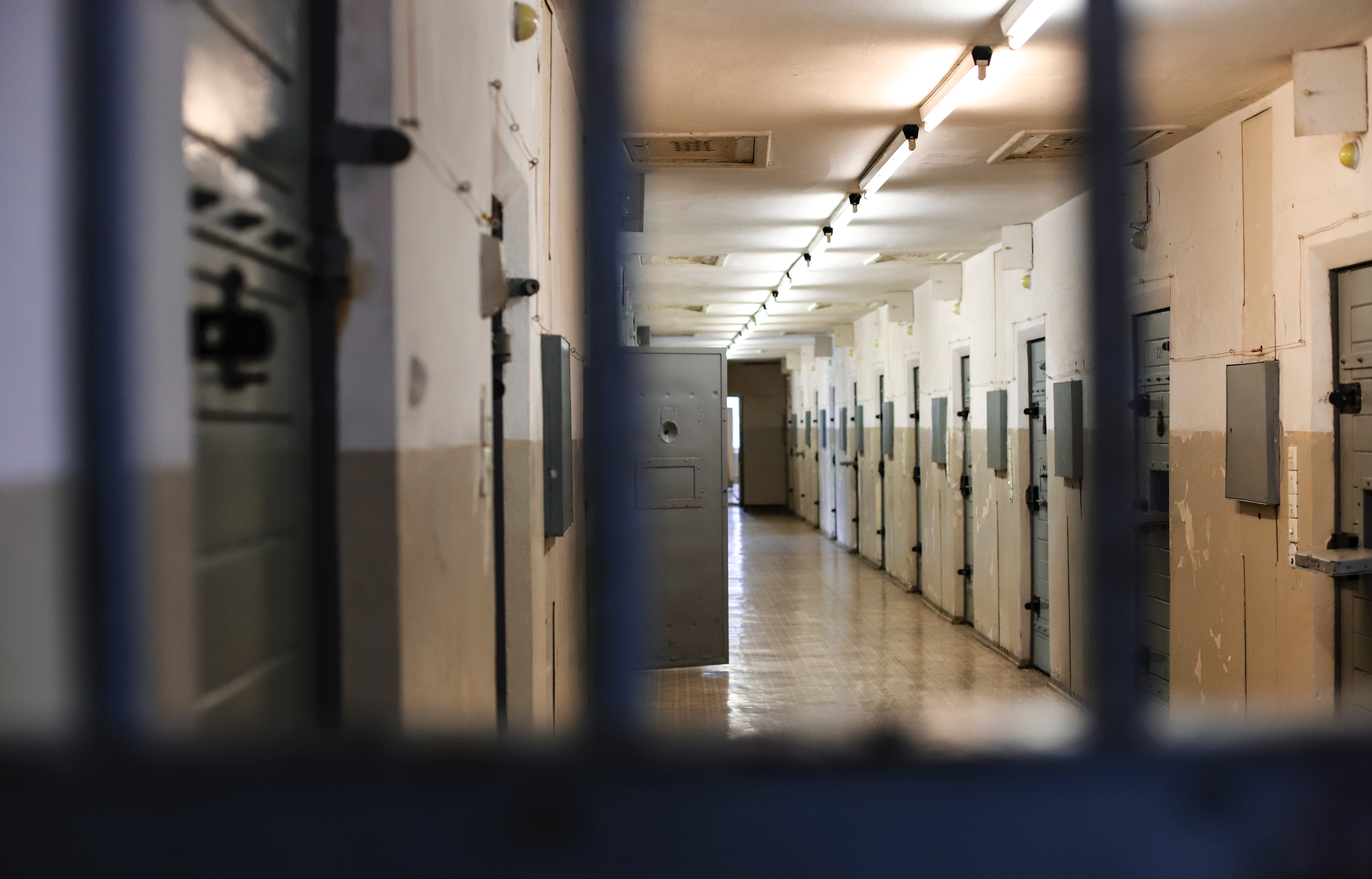 Photo of a prison corridor