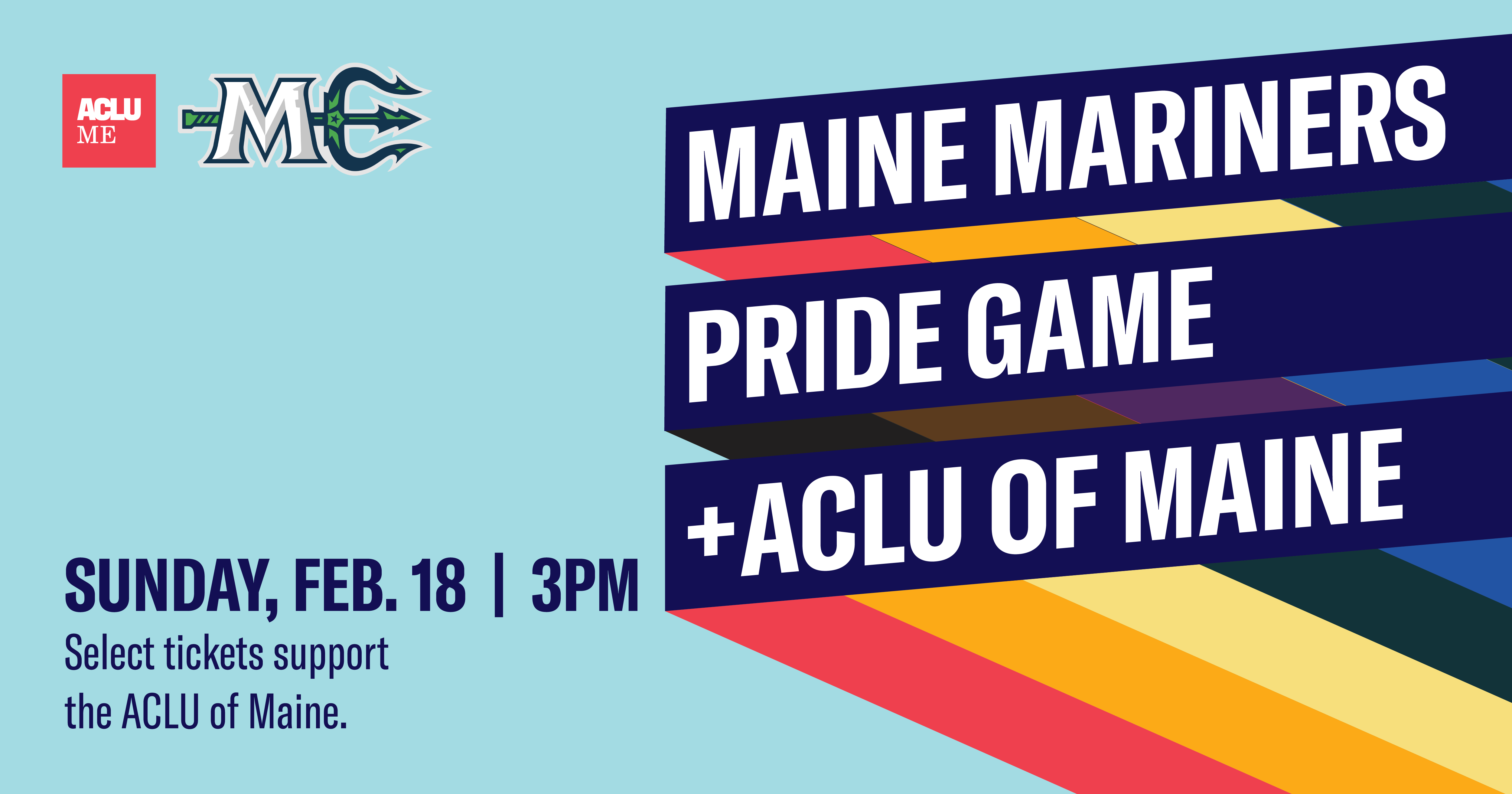 Maine Mariners Pride Game + ACLU of Maine