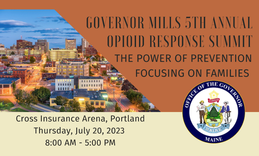 Governor Mills 5th Annual Opioid Response Graphic
