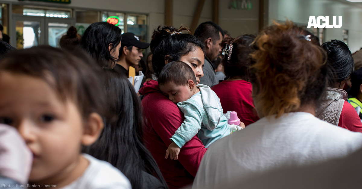 Mother with her Child - Family Separation